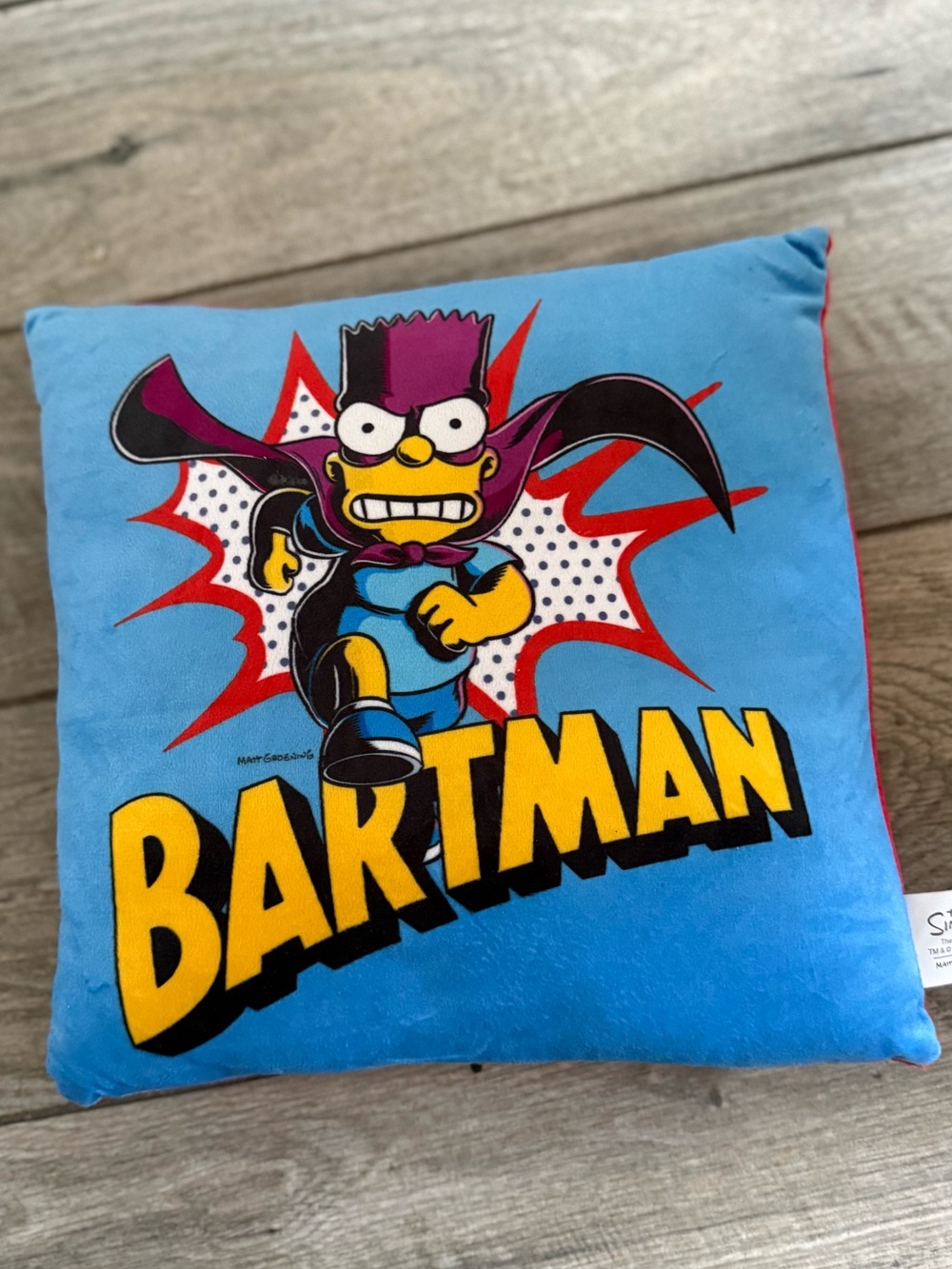 Bartman Plush Pillow From Universal Studios Excellent Condition